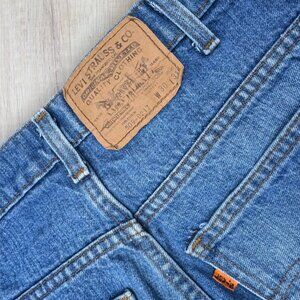 LEVIS 509-0217 Vintage 1983 Orange Tab Straight Leg Jeans 30 x 31